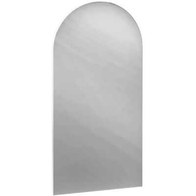 KROFAM Lustro łazienkowe COCO 50 cm biały połysk półowalne KROFAM Lustro łazienkowe COCO 50 cm biały połysk półowalne