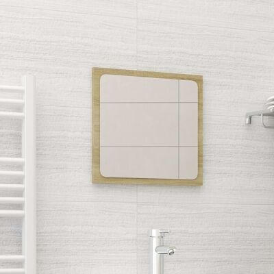 vidaXL Lustro łazienkowe, dąb sonoma, 40x1,5x37 cm, płyta wiórowa vidaXL Lustro łazienkowe, dąb sonoma, 40x1,5x37 cm, płyta wiórowa