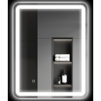 Lustro łazienkowe HOMCOM z oświetleniem 70 x 90 cm Lustro LED z 3 kolorami światła Lustro ścienne z włącznikiem dotykowym, funkcją pamięci Lustro po.. Lustro łazienkowe HOMCOM z oświetleniem 70 x 90 cm Lustro LED z 3 kolorami światła Lustro ścienne z włącznikiem dotykowym, funkcją pamięci Lustro po..
