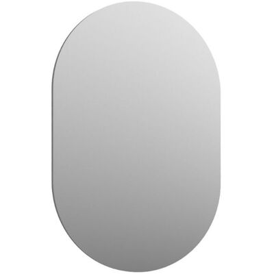 KROFAM Lustro łazienkowe MOSS 50 cm szaro-zielony półmat owalne KROFAM Lustro łazienkowe MOSS 50 cm szaro-zielony półmat owalne