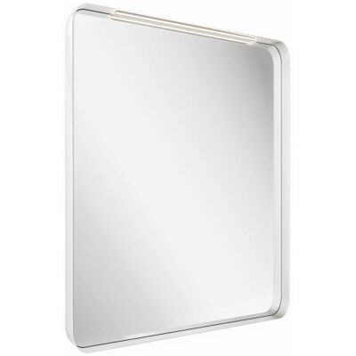 Lustro łazienkowe Ravak STRIP 600x700 białe z oświetleniem 1szt Lustro łazienkowe Ravak STRIP 600x700 białe z oświetleniem 1szt
