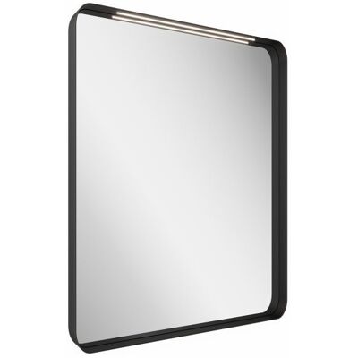 Lustro łazienkowe Ravak STRIP 600x700 czarne z oświetleniem 1szt Lustro łazienkowe Ravak STRIP 600x700 czarne z oświetleniem 1szt