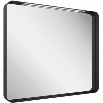 Lustro łazienkowe Ravak STRIP 900x700 czarne z oświetleniem 1szt Lustro łazienkowe Ravak STRIP 900x700 czarne z oświetleniem 1szt