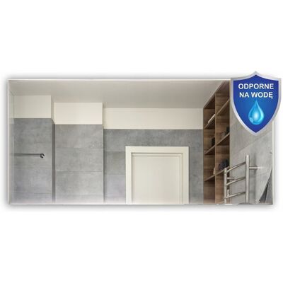 Fabryka Luster Lustro łazienkowe szlifowane mocny LED 90x50 IP67 Fabryka Luster Lustro łazienkowe szlifowane mocny LED 90x50 IP67