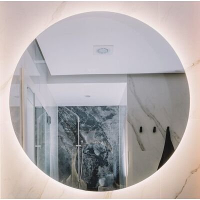 Lustro łazienkowe Vetro okrągłe z oświetleniem LED fi 80 cm BD art IP 44 Lustro łazienkowe Vetro okrągłe z oświetleniem LED fi 80 cm BD art IP 44