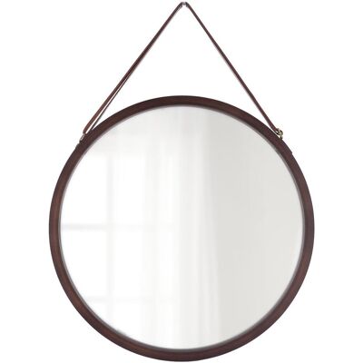 TENDANCE Lustro łazienkowe w bambusowej ramie LYSA, Ø 38 cm TENDANCE Lustro łazienkowe w bambusowej ramie LYSA, Ø 38 cm