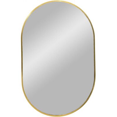 Prostokątne lustro z miedzi i aluminium od House Nordic - Typ lustra Prostokątne lustro z miedzi i aluminium od House Nordic - Typ lustra