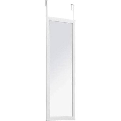 Atmosphera Lustro Na Drzwi Do Powieszenia Białe Na Haczykach 110X34 Atmosphera Lustro Na Drzwi Do Powieszenia Białe Na Haczykach 110X34
