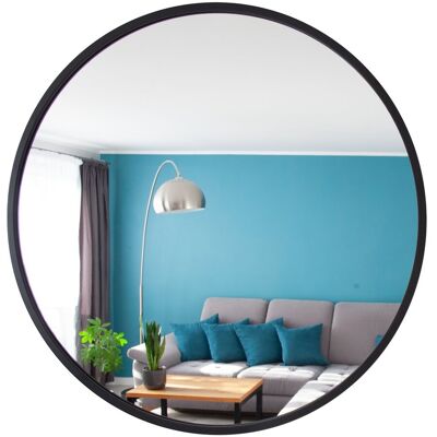 Inny producent Lustro okrągłe czarne 25 cm Inny producent Lustro okrągłe czarne 25 cm
