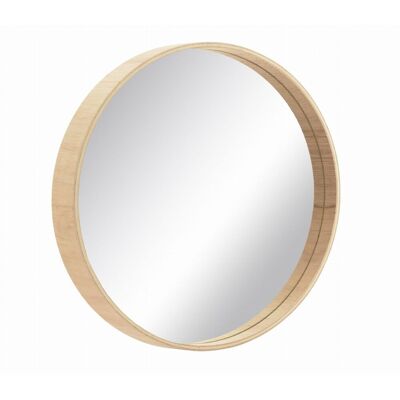 BD ART - 50CM - Naturalne drewno - Okrągłe - Mirror BD ART - 50CM - Naturalne drewno - Okrągłe - Mirror