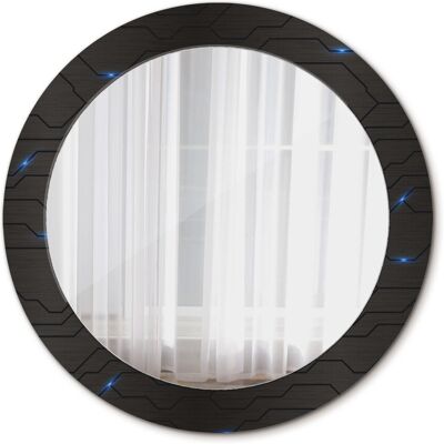 Tulup Lustro Okrągłe Futurystyczna abstrakcja 70cm Tulup Lustro Okrągłe Futurystyczna abstrakcja 70cm