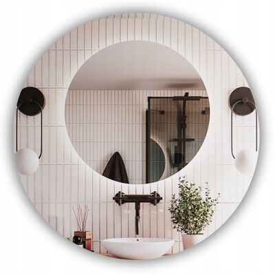 Inny producent LUSTRO OKRĄGŁE LED PODŚWIETLANE ŁAZIENKOWE ŚREDNICA 60cm Inny producent LUSTRO OKRĄGŁE LED PODŚWIETLANE ŁAZIENKOWE ŚREDNICA 60cm