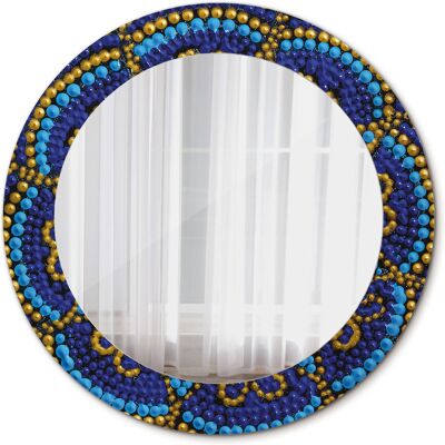 Tulup Lustro Okrągłe Piękne Karnawałowy wzór 60cm Tulup Lustro Okrągłe Piękne Karnawałowy wzór 60cm