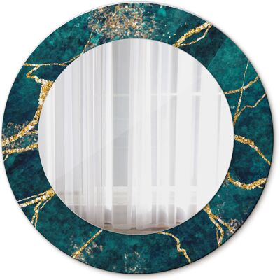 Tulup Lustro Okrągłe Zielony marmur 50cm Tulup Lustro Okrągłe Zielony marmur 50cm