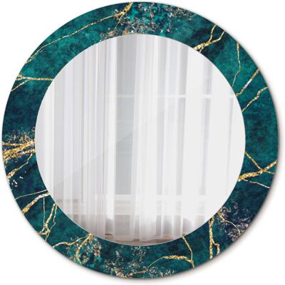 Tulup Lustro Okrągłe Zielony marmur 60cm Tulup Lustro Okrągłe Zielony marmur 60cm