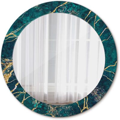 Tulup Lustro Okrągłe Zielony marmur 70cm Tulup Lustro Okrągłe Zielony marmur 70cm