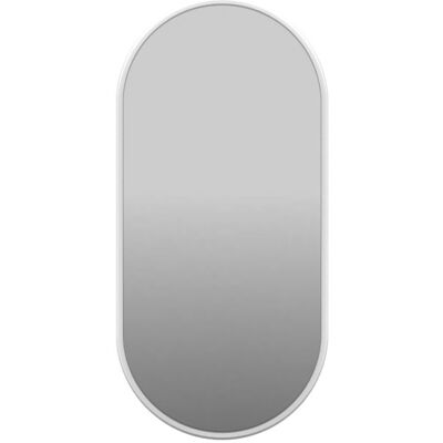 Lawabo Mebel Lustro owalne - białe- 40/75 cm Lawabo Mebel Lustro owalne - białe- 40/75 cm