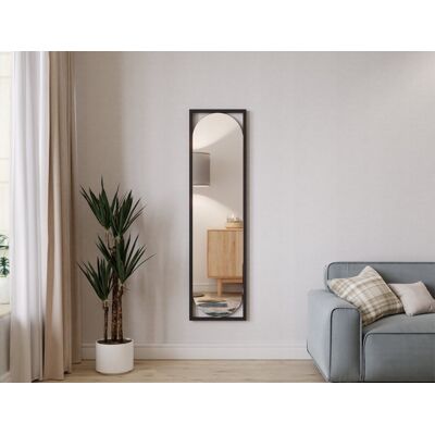 Inny producent Lustro Owalne w Czarnej Ramie 35x130 Inny producent Lustro Owalne w Czarnej Ramie 35x130