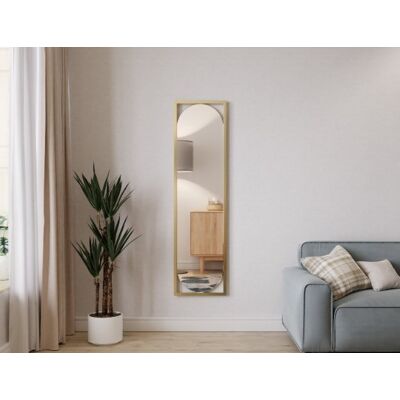 Inny producent Lustro Owalne w Złotej Ramie 35x130 Inny producent Lustro Owalne w Złotej Ramie 35x130