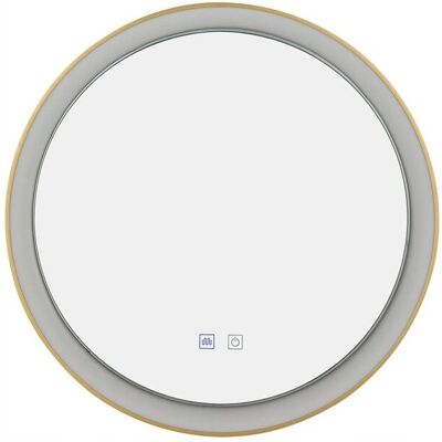 Lustro podświetlane łazienkowe IP44 Sergio 60 HEATED CCT AZ5820 Azzardo Lustro podświetlane łazienkowe IP44 Sergio 60 HEATED CCT AZ5820 Azzardo