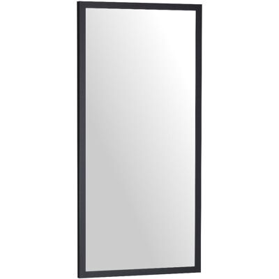 Lustro Profilmat W Ramie Wąskiej Czarnej 85x35cm Premium Lustro Profilmat W Ramie Wąskiej Czarnej 85x35cm Premium