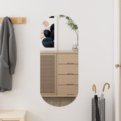 VMP Lustro ścienne, 30x70 cm, szklane, owalne VMP Lustro ścienne, 30x70 cm, szklane, owalne