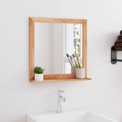 VMP Lustro ścienne, 55x55 cm, lite drewno orzechowe VMP Lustro ścienne, 55x55 cm, lite drewno orzechowe