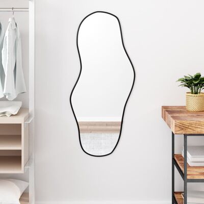 VMP Lustro ścienne, czarne, 100x45 cm VMP Lustro ścienne, czarne, 100x45 cm
