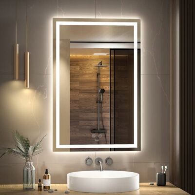 Inny producent Lustro ścienne GANPE prostokąt 600 x 900 mm Inny producent Lustro ścienne GANPE prostokąt 600 x 900 mm