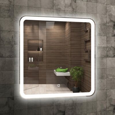 Inny producent Lustro ścienne Homeglow kwadrat 600 x 600 mm Inny producent Lustro ścienne Homeglow kwadrat 600 x 600 mm