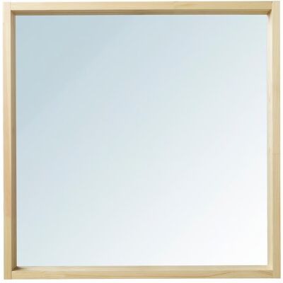 Ikea Lustro ścienne Kolekcja Nytillverkad TURBOKASTANJ Lustro, rama z litej sosny, 75x75x7 cm Ikea Lustro ścienne Kolekcja Nytillverkad TURBOKASTANJ Lustro, rama z litej sosny, 75x75x7 cm