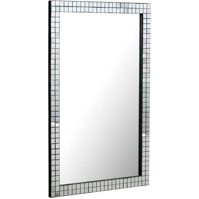 FineBuy Lustro ścienne kwadratowe 90cm, dekoracyjne, wiszące, do przedpokoju, pokojowe FineBuy Lustro ścienne kwadratowe 90cm, dekoracyjne, wiszące, do przedpokoju, pokojowe