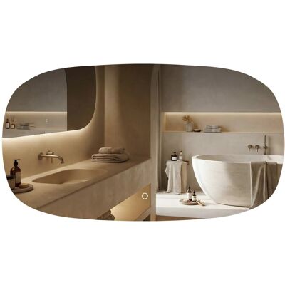 Ria Lustro Ścienne Led 100x60cm Top-4 Ria Lustro Ścienne Led 100x60cm Top-4