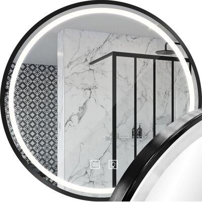Tutumi Lustro Ścienne Led 70Cm Mmj Black Tutumi Lustro Ścienne Led 70Cm Mmj Black