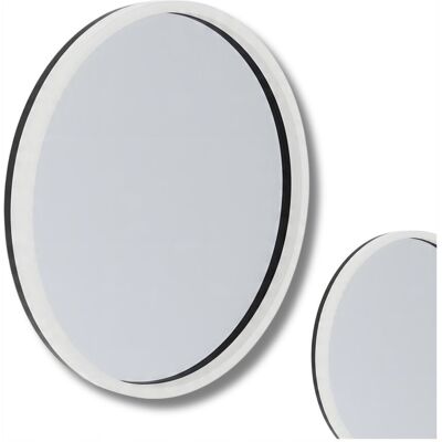 Lustro Ścienne LED Rea 60 cm - Okrągłe, Anti-Fog, Regulacja Barwy Światła Lustro Ścienne LED Rea 60 cm - Okrągłe, Anti-Fog, Regulacja Barwy Światła