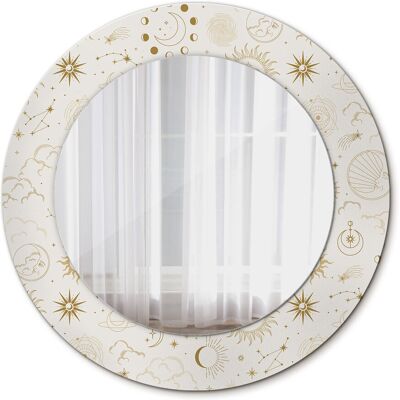 Tulup Lustro Ścienne Mistyczny wzór 50cm Tulup Lustro Ścienne Mistyczny wzór 50cm