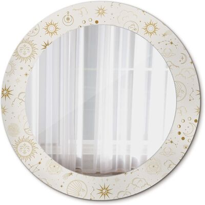 Tulup Lustro Ścienne Mistyczny wzór 60cm Tulup Lustro Ścienne Mistyczny wzór 60cm