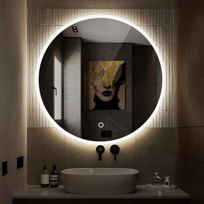 Inny producent Lustro ścienne S'bagno koło 600 x 600 mm Inny producent Lustro ścienne S'bagno koło 600 x 600 mm