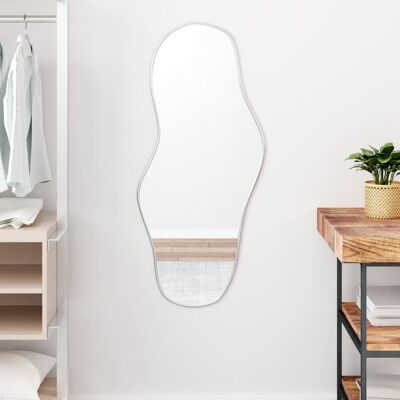 VMP Lustro ścienne, srebrne, 100x45 cm VMP Lustro ścienne, srebrne, 100x45 cm