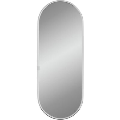 VMP Lustro ścienne, srebrne, 40x15 cm, owalne VMP Lustro ścienne, srebrne, 40x15 cm, owalne