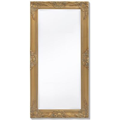 VMP Lustro ścienne w stylu barokowym 100x50 cm, złote VMP Lustro ścienne w stylu barokowym 100x50 cm, złote