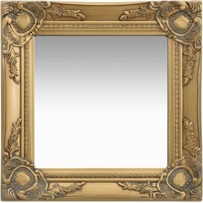 VMP Lustro ścienne w stylu barokowym, 40x40 cm, złote VMP Lustro ścienne w stylu barokowym, 40x40 cm, złote