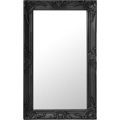 VMP Lustro Ścienne W Stylu Barokowym, 50x80 Cm, Czarne VMP Lustro Ścienne W Stylu Barokowym, 50x80 Cm, Czarne
