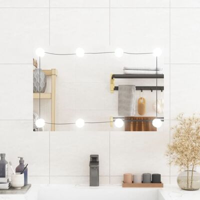 VMP Lustro ścienne z LED, 40x60 cm, szklane, prostokątne VMP Lustro ścienne z LED, 40x60 cm, szklane, prostokątne