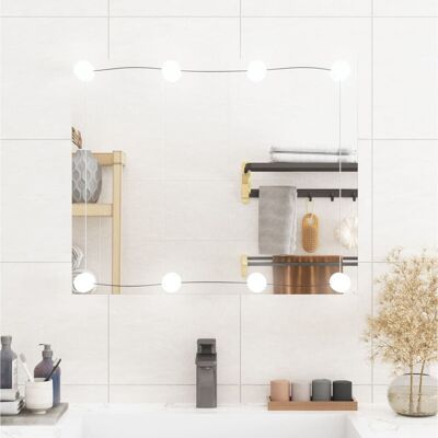 VMP Lustro ścienne z LED, 50x60 cm, szklane, prostokątne VMP Lustro ścienne z LED, 50x60 cm, szklane, prostokątne
