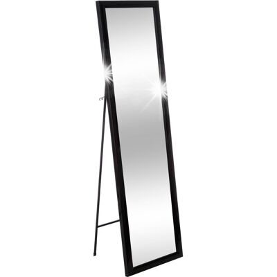 Inny producent Lustro stojące podłogowe czarne 35x125 cm dekoracyjne duże ozdobne stylowe Inny producent Lustro stojące podłogowe czarne 35x125 cm dekoracyjne duże ozdobne stylowe