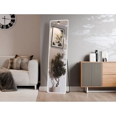 Inny producent Lustro Stojące Prostokątne Piaskowany Białe 60x170 cm Inny producent Lustro Stojące Prostokątne Piaskowany Białe 60x170 cm