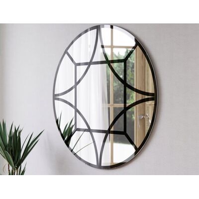 Inny producent Lustro Szlif Bez Ramy Okrągłe Loft Szpros 70cm Inny producent Lustro Szlif Bez Ramy Okrągłe Loft Szpros 70cm