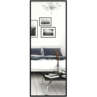 Inny producent Lustro w Czarnej Ramie Aluminiowej Wąska K 160X50 Inny producent Lustro w Czarnej Ramie Aluminiowej Wąska K 160X50