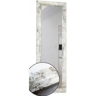 Fabryka Luster Lustro w grubej 6cm ramie MDF 120x40 sosna bielona Fabryka Luster Lustro w grubej 6cm ramie MDF 120x40 sosna bielona